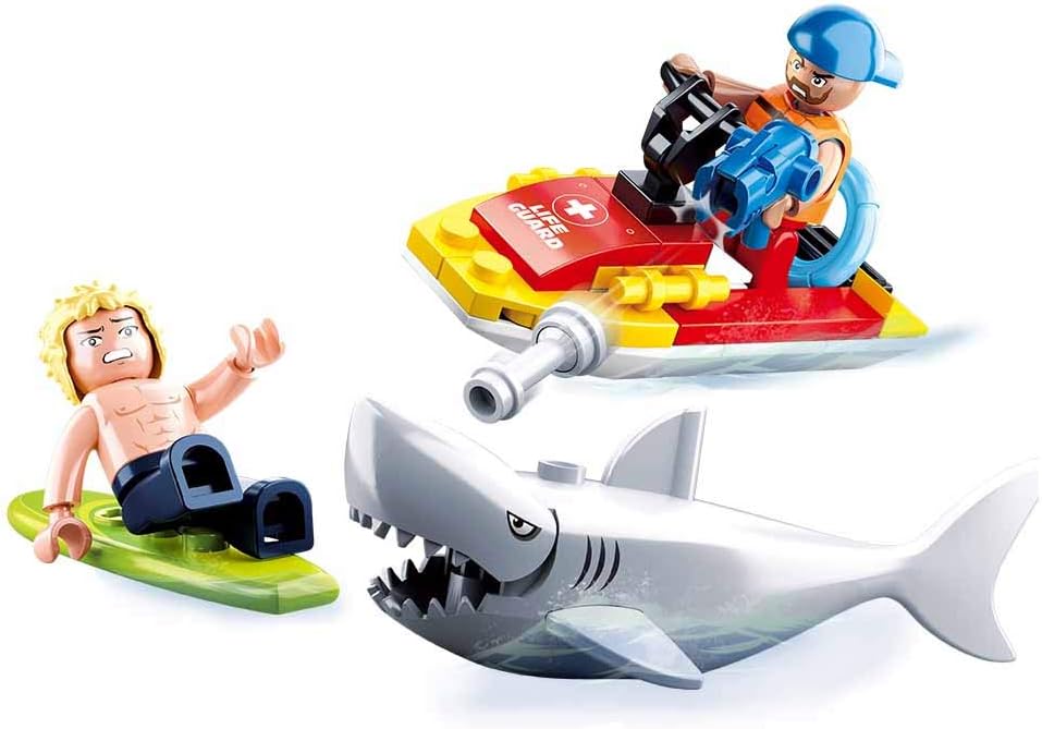 Sluban BEACH RESCUE - Jet Ski to the rescue, Medium, Multicolor - Image 3