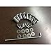 1 Pair Black Aluminum 42.28IN. Mount Onto the Rooftop Roof Rack Top Side Rails Carries Luggage Carrier A0038
