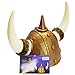Funny Party Hats - Viking Helmet with Fur - Viking Costume Accessories