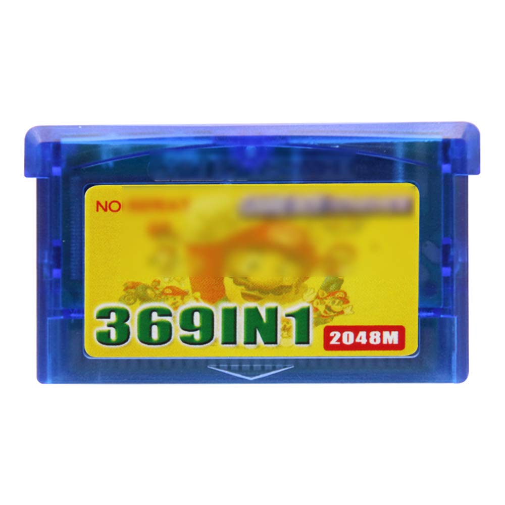 369 in 1 Game Cartridge Console Card 32 Bit Video Game Compilations Collection 369 in 1 English Language Version: Video Games