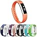 Vancle Fitbit Alta Bands, Newest Adjustable Replacement Bands For  Fitbit Alta Bands, Large, Orange(With Metal Clasp, No Tracker)