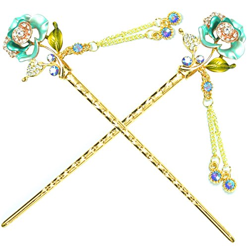 image for YOY Fashion Hair Decor Chinese Traditional Style Hair Sticks Shawl Pin