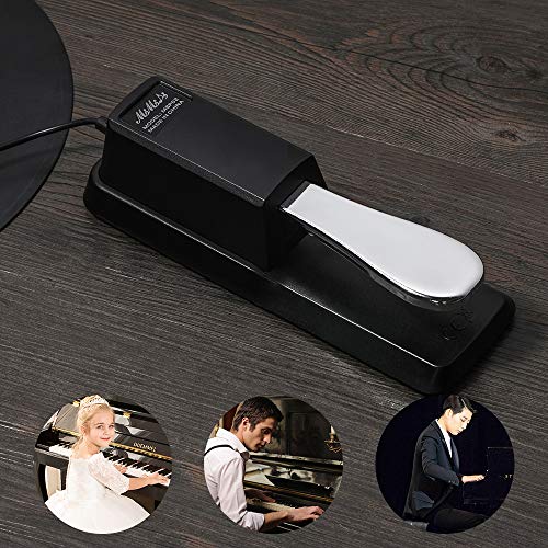 MIMIDI MSP02 Sustain Pedal for Keyboard Digital Piano Foot Damper Pedal with Reverse Switch (MSP02) - Thumbnail 7