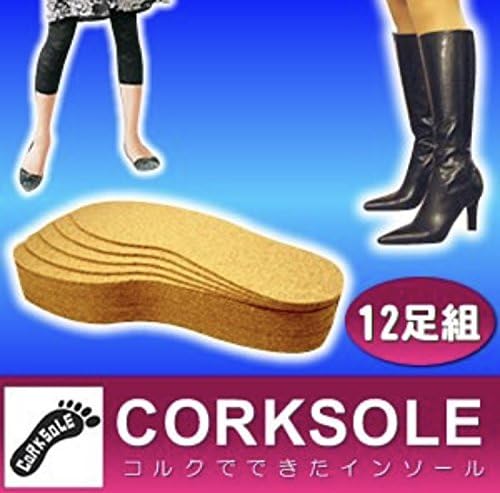 Amazon Co Jp コルクでできたインソール Corksole 12足組 シューズ バッグ