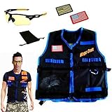 MageCraft Elite Tactical Vest Kit For Nerf N-strike Elite Series,Nerf Super Soaker Series