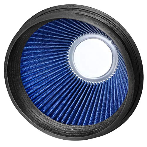 4in Performance Cold Air Intake Kit Compatible for 97-03 Ford F150 Expedition Licoln Navigator 4.6L 5.4L V8 Air intake Replacement w/Intake Pipe Air Filter Heat Shield,Blue - Thumbnail 6