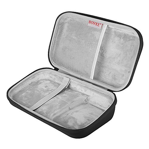 BOVKE EVA Hard Travel Carrying Case for Omron BP742N 5 Series Upper Arm Blood Pressure Monitor with Cuff that fits Standard and Large Arms, Black