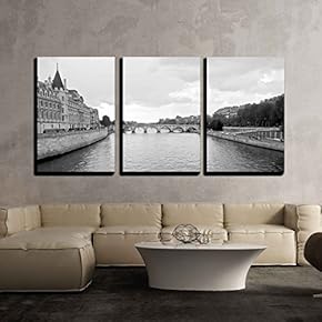 3 Piece Canvas Wall Art - Chinese Classic Wall Drawing - Modern Home Art Stretched and Framed Ready to Hang - 16"x24"x3 Panels