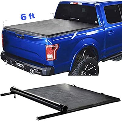Amazon Com Soft Roll Up Truck Bed Tonneau Cover Fit 1982 1993 S10 S15 Sonoma 6 Fleetside Bed Automotive