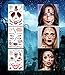 Halloween Temporary Face Tattoos Kit - 2019 Cool Designs, Full Face Sugar Skull Tattoos, for Halloween and Day of the Dead, Easy to Apply and Remove