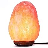 SMAGREHO Natural Himalayan Salt Lamp, Hand Carved, UL Listed Dimmer Switch(8-9 inch, 8 - 11 lbs)