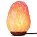 SMAGREHO Natural Himalayan Salt Lamp, Hand Carved Crystal Glow Rock Lamp，Includes Neem Wood Base / Bulb, UL Listed On and off function Dimmer Switch(8-9 inch, 8 - 11 lbs)