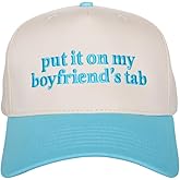 KATYDID Tab Embroidered Trucker Hat for Women & Men - Vintage Two-Tone Snapback Baseball Cap - Trendy, Western Style Hat