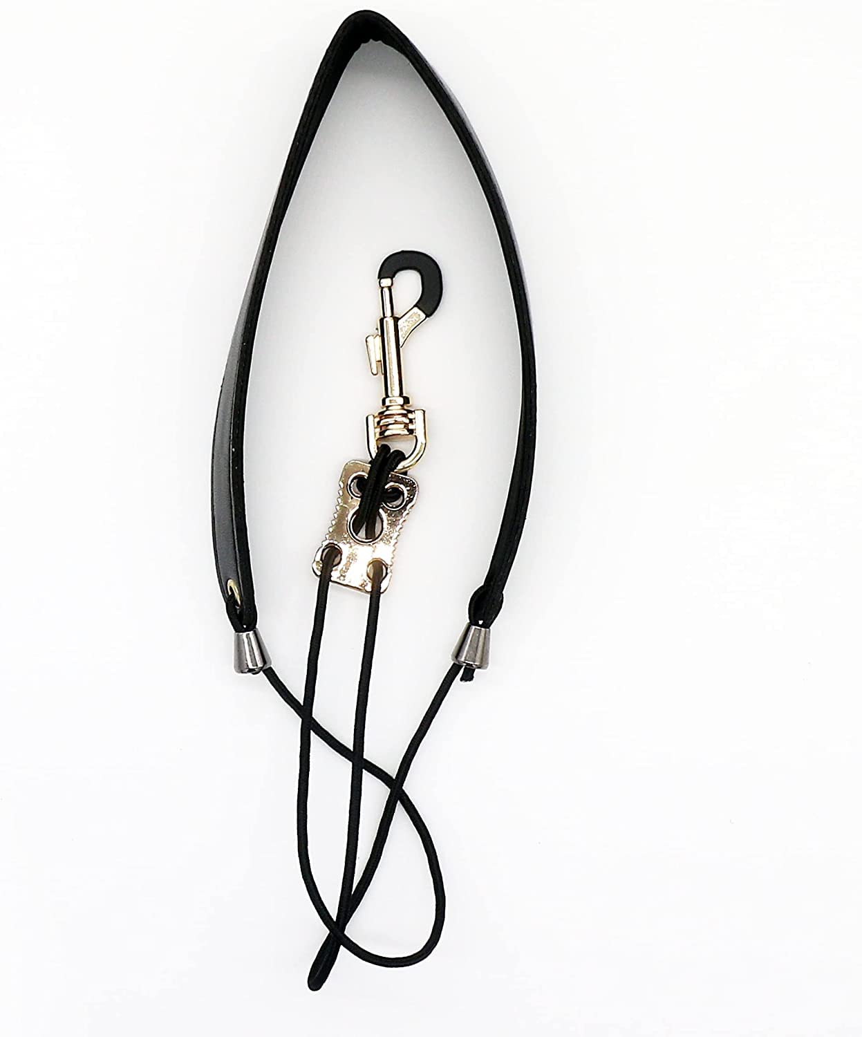 Soundman SNG-7 Deluxe Clarinet Strap - Comfortable Leather Strap for Clarinet - Height-Adjustable Neck Strap with Extra Sturdy Hook for All Clarinet Types - High Comfort, Reliable Quality