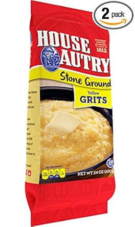 Amazon Com House Autry Yellow Stone Ground Grits Gluten Free 24 Oz Pack Of 2