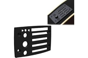 Replacement Preamp Faceplate for Ibanez SST Acoustic Bass, for Fishman, Guitar Preamp Plate Cover, Easy Installation