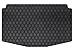 Intro-Tech SB-161-RT-B Hexomat Cargo Area Custom Fit Floor Mat for Select Subaru Legacy Outback Wagon Models - Rubber-Like Compound, Medium, Black