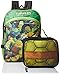 Teenage Mutant Ninja Turtles Boys' 16 Inch Backpack with Lunch Tote, Multi, One Size