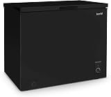 Baridi 199L Freestanding Chest Freezer with Adjustable Thermostat DH151 Black view 9