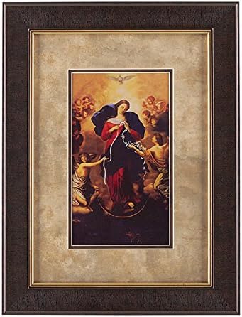 Leaflet Missal Mary Undoer of Knots Framed Picture (11.5" X 14")