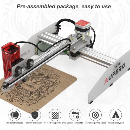 Aufero Portable Laser Engraver, Mini Laser Cutter and Engraver Machine