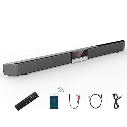 Barra de Sonido para Cine en casa (Bluetooth 4.0, 40 W, con 4 ...