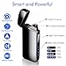 Warrior Tech Sleek USB Rechargeable Flameless Upgraded Dual Arc Plasma Lighter (Black)