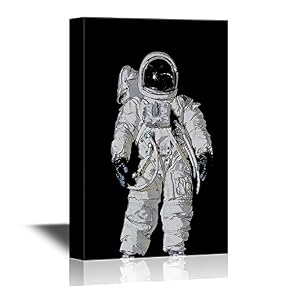 American Astronaut Wearing Pressure Suit