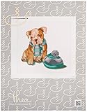 Thea Gouverneur TG733A 16 Count Counted Cross Stitch Kit, 12-1/4 by 11-3/4-Inch, It's Cold Outside on Aida