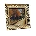 Dollhouse Miniature 1:12 Frame Autumn Woods Mural Wall Painting