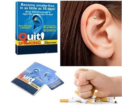 UNKE Stop Smoking Smoke Ear Auricular Therapy Magnets