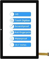 LADYSON For MB1001 Touch Screen Digitizer Replacement Glass Panel Black 10.1 view 2