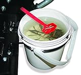 Clam 9024 Bait Well .6-Gallon Bucket and Sled Bracket