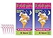 Dinky Dippers Miniature Ice Cream Cones, 1.95 Ounce Mini Child-Size (2 Pack) with 20ct Dental Flossers in PTD Sealed Box