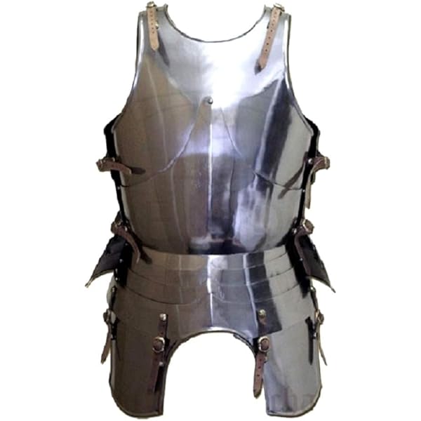 Armure Médiévale - Cuirasse (Breastplate) En Acier Et Fer - Gravé - Costume Cosplay LARP - Neuf