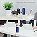 USB Charger Multi Port Wall Charger : Jelly Comb 6 Port USB Desktop Charging Station Smart Identification Phones, Tablets, USB Fan, Power Bank More - Blue