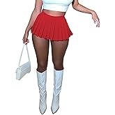 Mini Pleated Skirts for Women Womens Cargo Tennis Skirt Y2k Skater Skirt Girl Sexy Club School Skirt