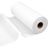 New Upgraded Heavy Weight White Iron-On Non-Woven Fusible Interfacing - 11.7 Inch x 30.6 Yard, Heavy Weight Non-Woven Interfacing Iron On Polyester Single-Sided Interfacing for Crafts Supplies