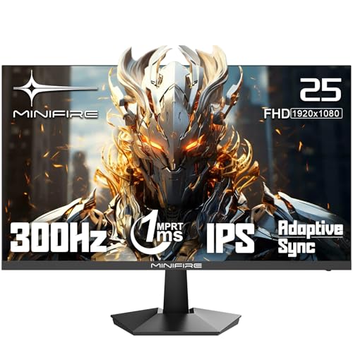 Minifire 25" FHD 300Hz Gaming Monitor，1Ms