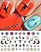 Country & Western Nail Art Waterslide Decals Set #2 - Horseshoes, Cowboy Boots