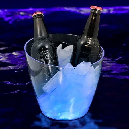 PartyLights Novelty Party Fun Novelty Lighted Ice Bucket: Blue