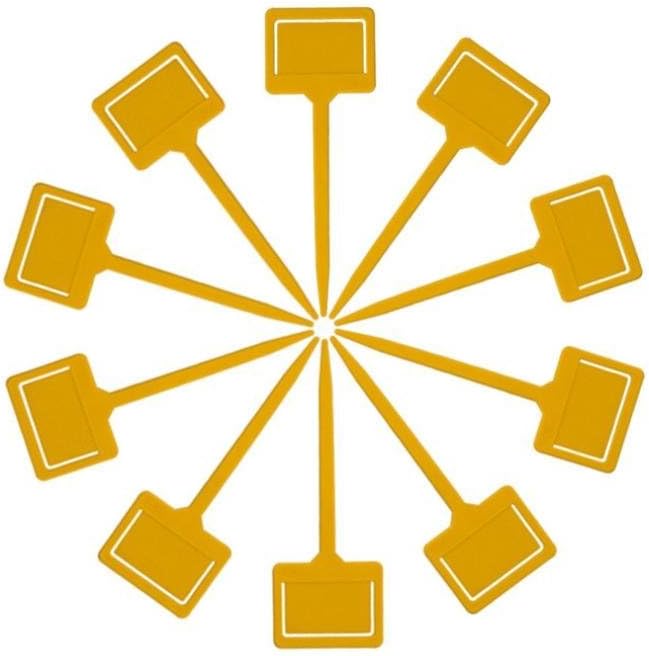 Sttech1 - Etiqueta de plástico Tipo T para jardinería o jardinería