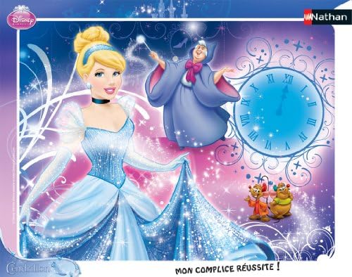 Nathan - 86100 - Puzzle Cadre - Cendrillon et sa Marraine - 35 pièces