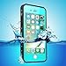 iThrough Waterproof Phone Case for iPhone 7, IP68 6.6ft Protective Shockproof Dustproof Cover, Blue