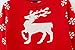 SMILING PINKER Little Girls Christmas Dress Reindeer Snowflake Xmas Gifts Winter Knit Sweater Dresses (3-4T, red)