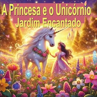 Livro "Sofia e Estrela: Em Busca da Flor do Desejo | Uma Aventura Encantada": Sofia e o Unicórnio no Jardim Encantado