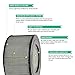 Think Crucial Replacements for Honeywell 20500 Air Purifier Filter, Fits Enviracaire Model 10500, EV-10, 17005, 170xx and 83170
