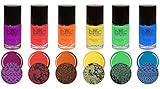 BMC Bright and Festive Creative Art Stamping Polishes-Weekend Warrior Collection