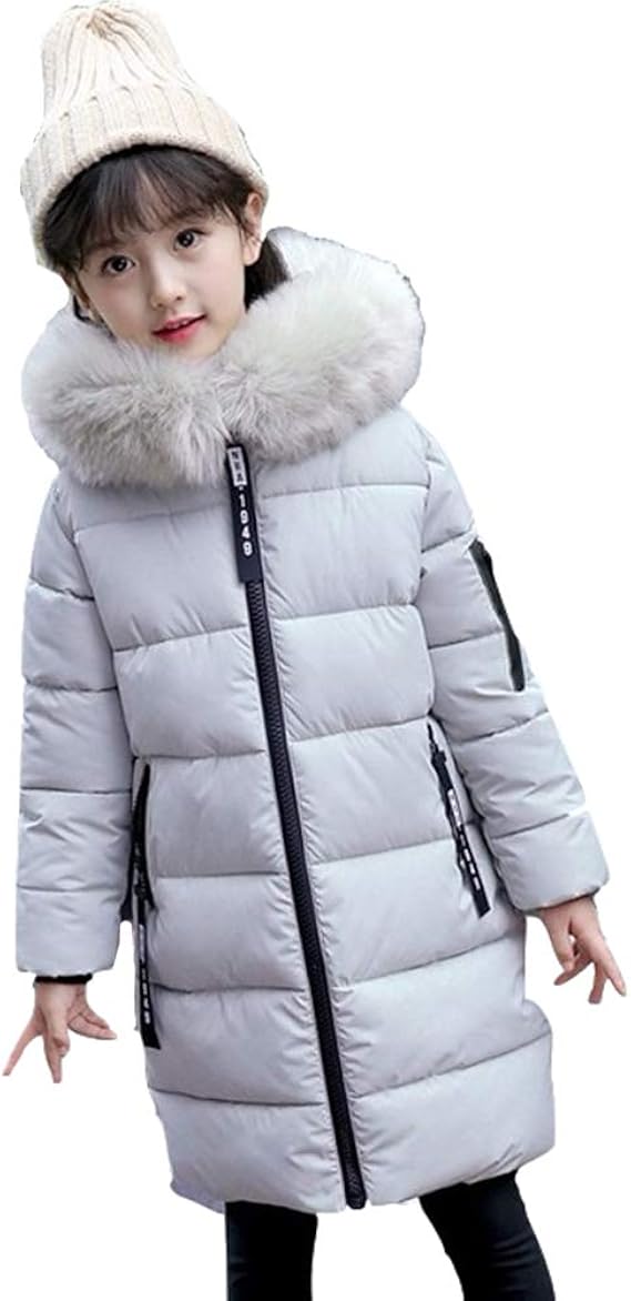 Tongyi ドウゲイ ガールズ ダウンロングコート 女の子ダウンコート キッズダウンコート ガールズダウンコート 子供ダウンジャケット キャップ付き 保温 防寒 コート ジャケット 通販 Amazon