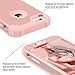 BENTOBEN iPhone 6S Case, iPhone 6 Case, 3 in 1 Hybrid Hard PC & Soft Silicone Heavy Duty Rugged Bumper Shockproof Anti Slip Full-Body Protective Case for iPhone 6/6S (4.7 inch), Rose Gold